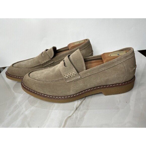 New Crown Vintage Jaydee Penny Lofers Slip On Men Shoes Leather Suede Sz 11 M main image 7